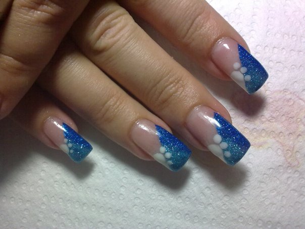 Quick And Easy Nail Art Blue Color